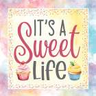 Its a Sweet Life Cupcake Art Print