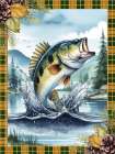 Woodland Retreat Fish II Art Print