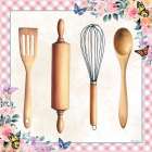 In the Kitchen Tools Art Print