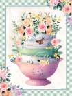 In the Kitchen Floral Colander Art Print