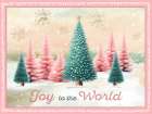 Joy to the World Trees Art Print