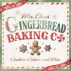 Mrs. Claus Gingerbread Banking Co. Art Print