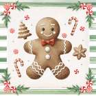 Gingerbread Boy Art Print