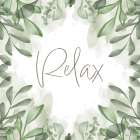 Relax Greenery Art Print