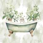 Bath Oasis II Art Print