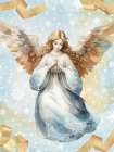 Christmas Angel Art Print