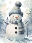 Snowman Art Print