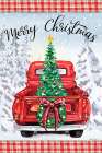 Merry Christmas Truck Art Print