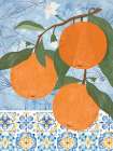 Tiles and Oranges I Art Print