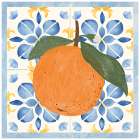Tiles and Oranges IV Art Print