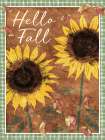 Hello Fall Sunflowers Art Print