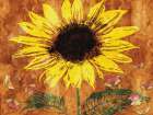 Rustic Fall Sunflower Art Print