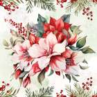 Christmas in Bloom I Art Print