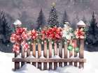 Festive Fence Art Print