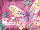 Believe Butterfly Art Print