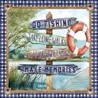 Lake Life Directions Art Print
