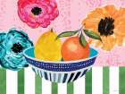 Citrus Fruit Bowl Art Print