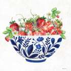 Bowl of Strawberries Art Print