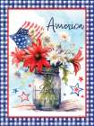 America Bouquet Art Print
