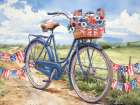 Patriotic Bike Art Print