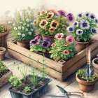 Spring Flowers Art Print