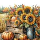 Fall Finds Art Print