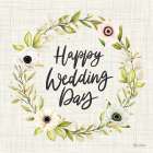 Happy Wedding Day Art Print