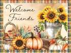 Fall Welcome Friends Art Print