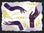 Mystic Hands Art Print