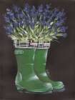Rain, Rain Lavender Art Print