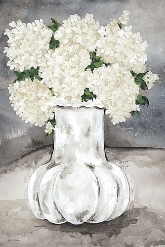 Snowball Hydrangea Art Print