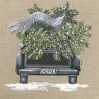 Dashing Through the Snow Truck Art Print
