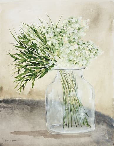 Simple Hydrangea Art Print