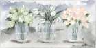 Mason Jar Flower Trio Art Print