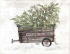 Cut Your Own Trees Wagon Still Life Print