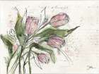 Daybreak Tulip Art Print