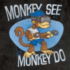 Monkey See, Monkey Do Art Print