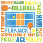 Pickleball Terms Art Print