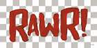 Rawr! Art Print