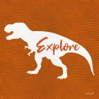 Explore Dinosaur Art Print