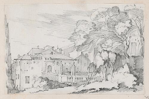 Italy Countryside Sketch II Art Print