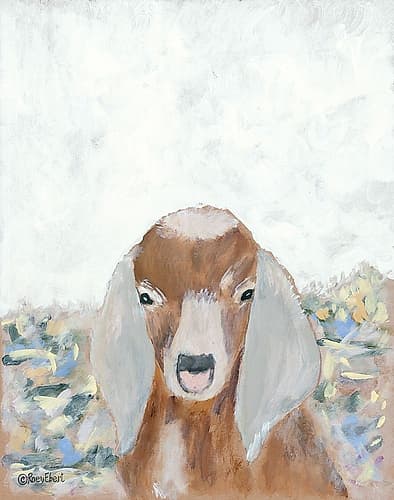Goat Selfie Art Print