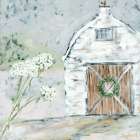 The White Barn Art Print