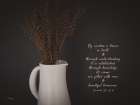 By Wisdom a House is Built Minimalist Print