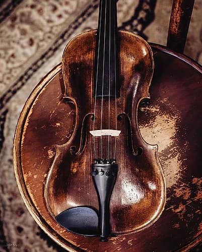 Well-Aged Violin Photography Print