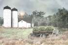 Twin Silos Art Print