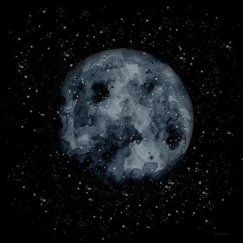 The Moon Art Print