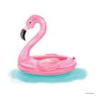Floating Flamingo Art Print