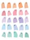 Rainbow Ghosts Art Print