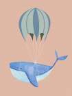 A Whale and His Balloon Art Print
